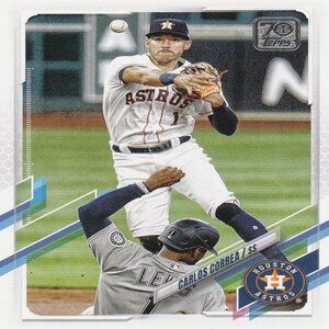 Carlos Correa - 2021 Topps 70th Anniversary Series 1 MLB Card